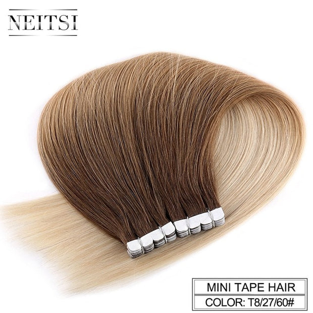 Mini Tape In hair Extension - good color selection