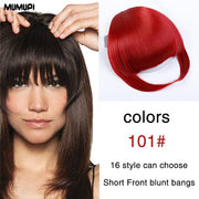 Multi color hair bangs to cover receding hairline or add volume