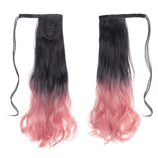 Ponytail extension - multi color options including ombre- instant stye!