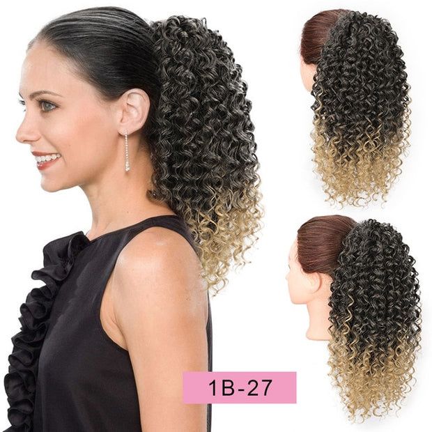 Tight curl ponytail wrap - multi color options