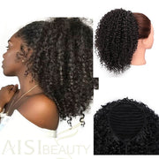 Puff Ponytail Afro type Kinky/Curly Hair piece - multi color options!