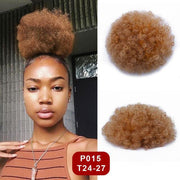 High Puff Afro Curly hair attachment - either fringe or topknot