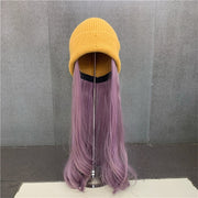 Stylish Beanie with extra long hair option in multi color variations - so cool!