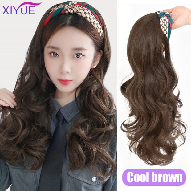 Stunning head band with hair extension for instant style!