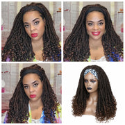 Dreadlocks in a Hairband! Excellent quality with multi color choice