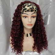 Tight curl luxurious Headband Wig