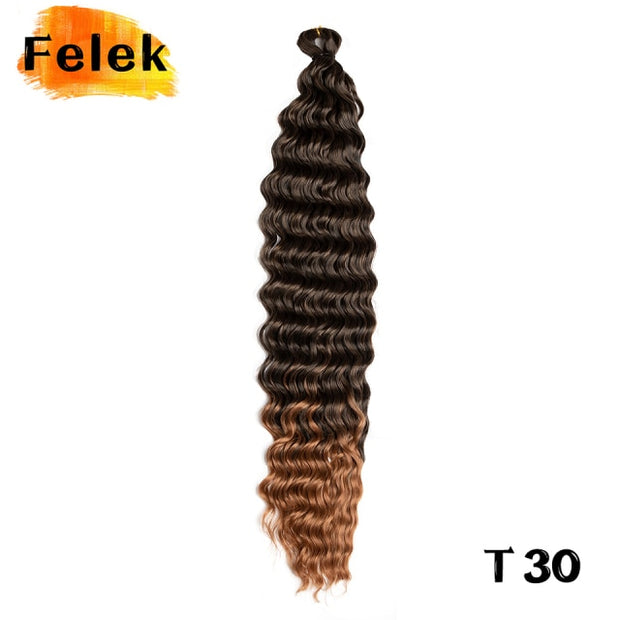 Deep Wave Twist Crochet Braids Hair Extensions